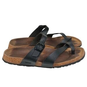 Betula Birkenstock Mia Slides Sandals Women's Size 9‎ Black Adjustable Slip On